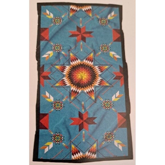 New Star Turquoise Blue Oversized Bath Beach Pool Gift Towel Native Southwest - Picture 1 of 2